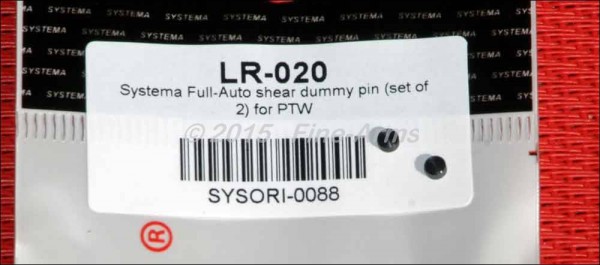 Systema PTW Lower Mini Dummy Pin Set LR-020