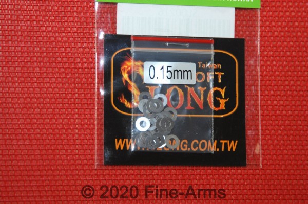 Gearbox Metall shims 30 Stück 0.15mm