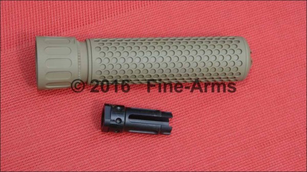 Knight's Armament 556 QDC CW Schalli tan