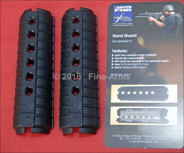 Polymer Handschutz schwarz für Systema PTW M4 / CQBR