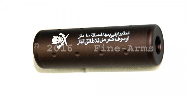 ACM 100mm Silencer Schalli 14mm CW+CCW FDE